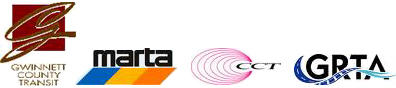 Gwinnett County Transit, MARTA, CCT and GRTA Logos